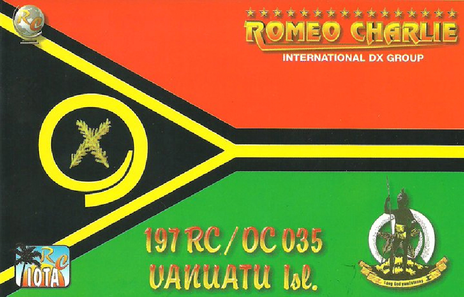 History - 197RC/OC035 from Vanuatu isl