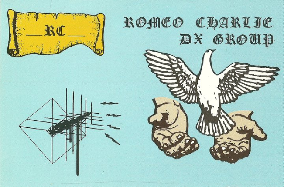 History - First RC QSL (February 1988)